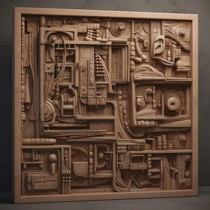 نموذج ثلاثي الأبعاد لآلة CNC 3D Art 